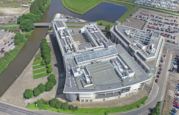 Commercial roofing project at Doncaster College for Education sector