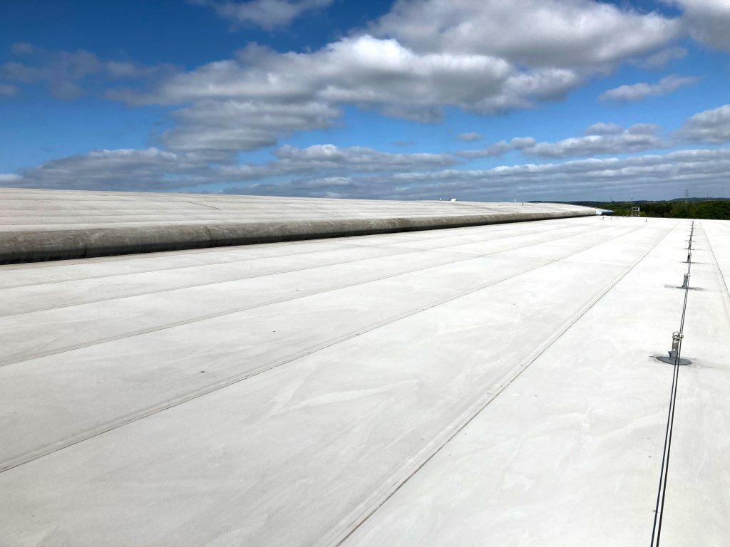 before shot of single-ply refurbishment by Central Group